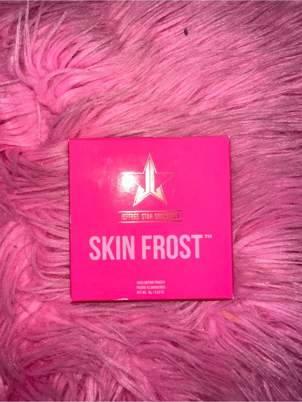 Jeffree Star Skin Frost Siberian Gold Highlighter - Bright Pink Packaging
